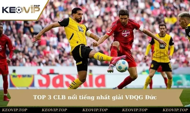 top 3 clb noi tieng nhat giai vdqg duc TOP 3 CLB nổi tiếng nhất giải VĐQG Đức